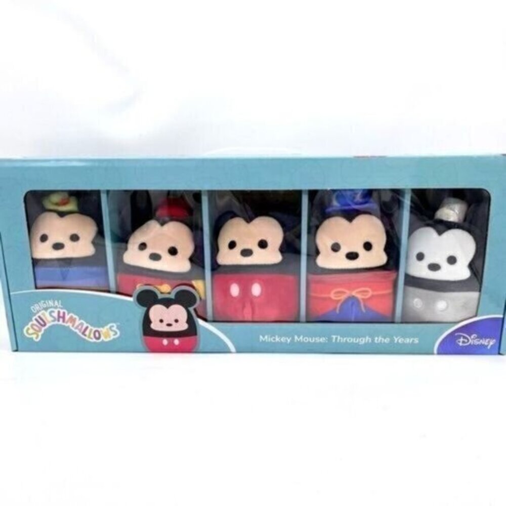 Squishmallows Disney Mickey Mouse Through The Years Box Set New